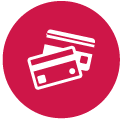 Icono de bonos y monedero virtual